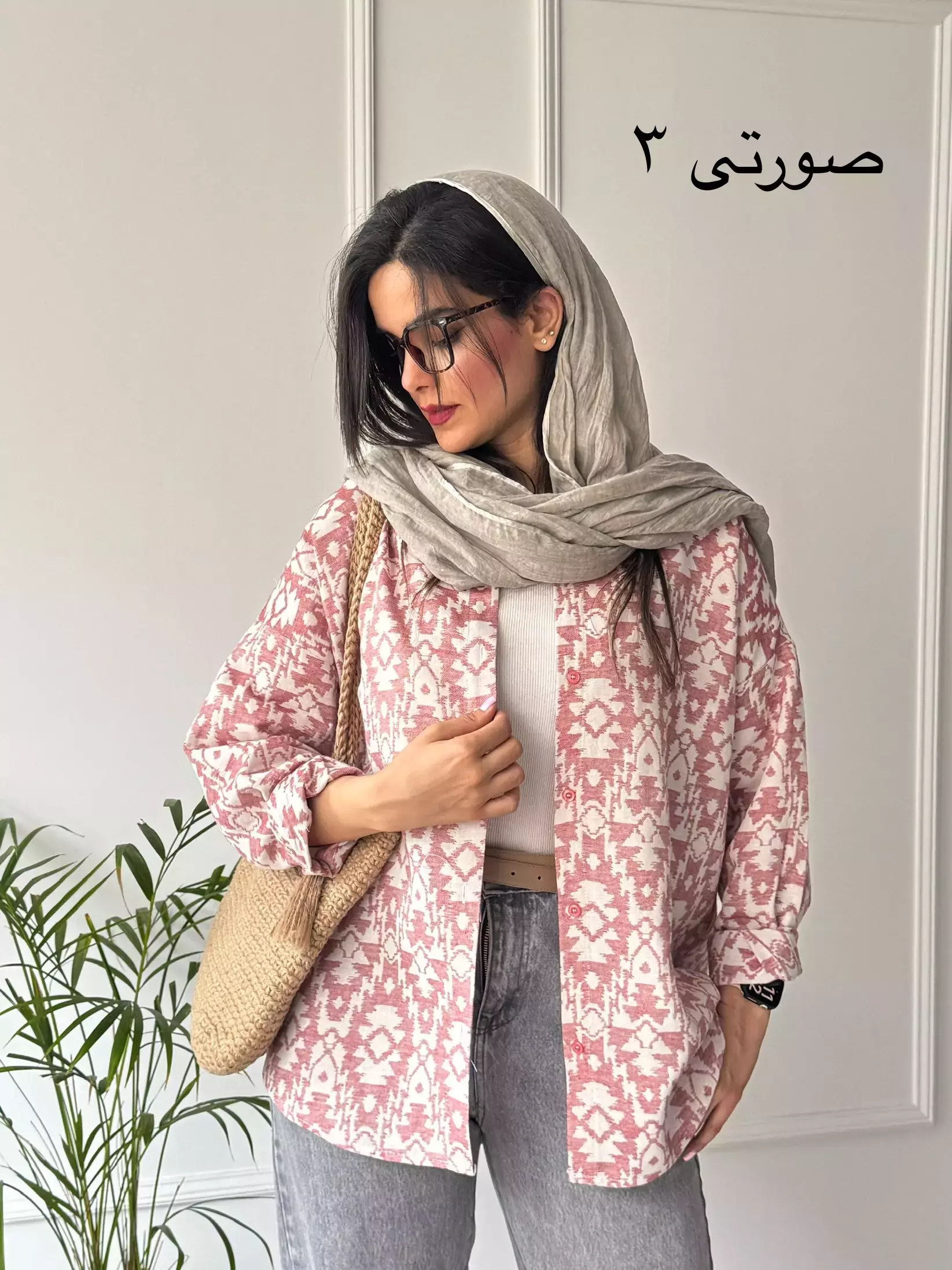 مانتو لینن ترک الیکا ( دارای ایراد جزئی )